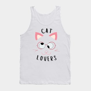 Funny Cat Lovers Tank Top